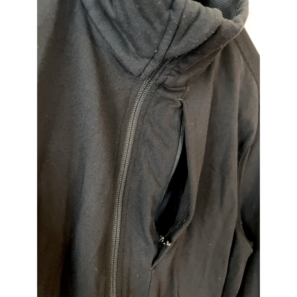 Lululemon Athletica Mens Sojourn Jacket Black Full Zip Mock‎ Neck Size M H6 - Picture 6 of 15